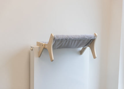 Trixie Hängematte – Holz, grau, 47×24×38 cm