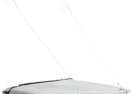 Trixie Fenster-Liegeplatz - Velours, grau, 50×30cm