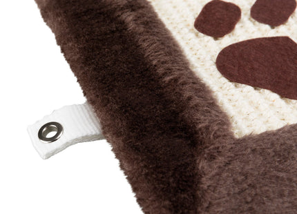 Kuschelige Kratzmatte in Dunkelbraun für glückliche Katzen