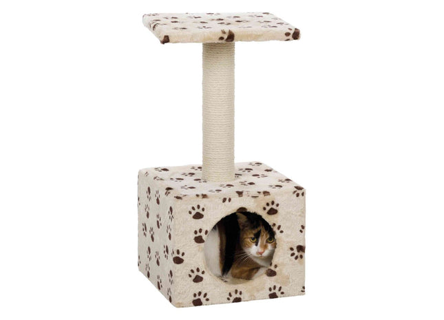 Trixie Kratzbaum Zamora - 61 cm, beige mit Pfoten