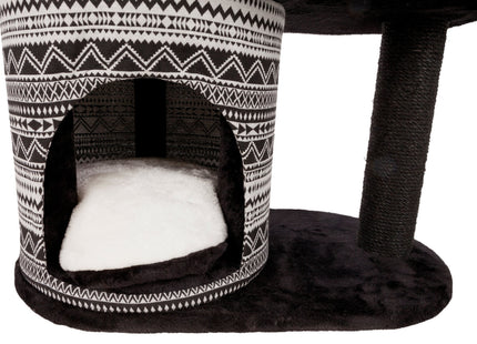 Trixie Kratzbaum Giada - Katzenkratzbaum schwarz/weiss 112cm