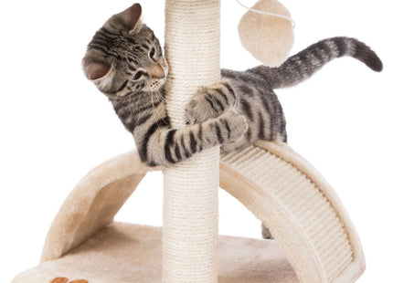 Trixie Kratzbaum Vitoria - Kätzchen, beige, 50 cm