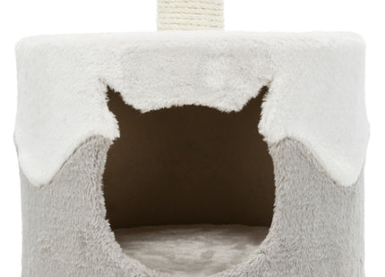 Trixie Kratzbaum Nuria - Katzenkratzbaum weiss/grau 71cm