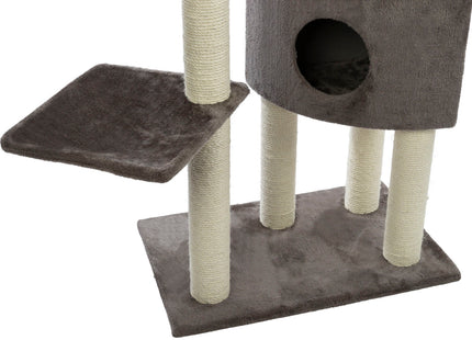 Trixie Kratzbaum Madrid - deckenhoch, grau, Katzenmöbel