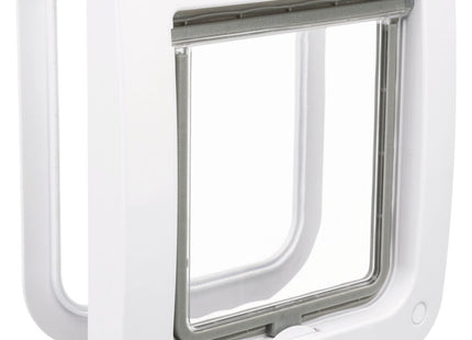 Trixie 2-Wege Freilauftür - Katzentür weiss klein