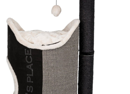 Trixie Kratzbaum Susana – Katzenkratzbaum schwarz 90cm