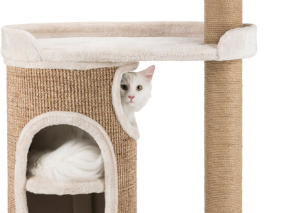 Trixie Kratzbaum Falco - Katzenkratzbaum, lichtgrau, 117 cm