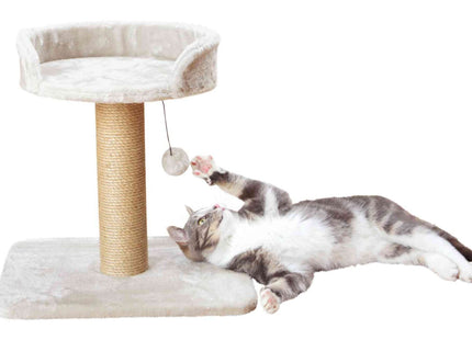 Trixie Kratzbaum Mica - Katzenkratzbaum, lichtgrau, 46cm
