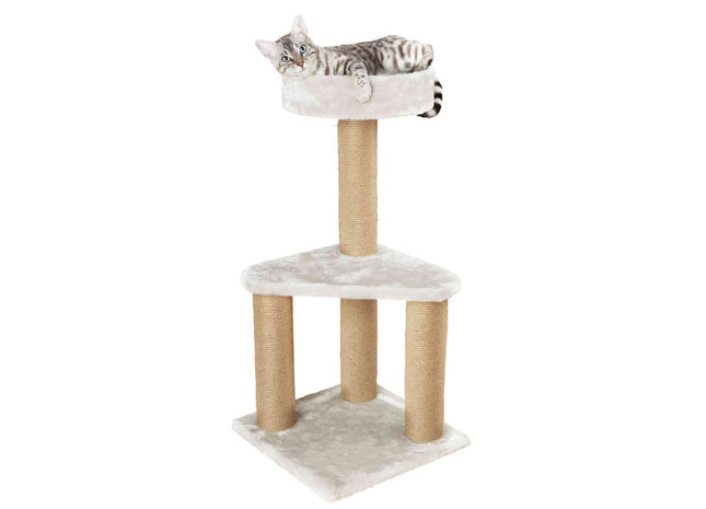 Trixie Kratzbaum Ivan - Katzenkratzbaum, lichtgrau, 82 cm