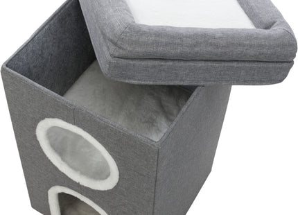Trixie Cat Tower Saul - Katzenkratzbaum, grau, 39x64x39 cm