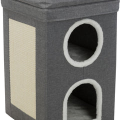 Trixie Cat Tower Saul - Katzenkratzbaum, grau, 39x64x39 cm