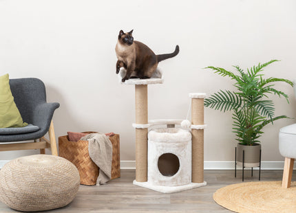 Trixie Kratzbaum Nayra - Katzenkratzbaum beige 83 cm