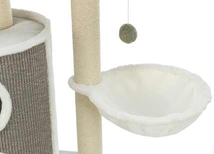 Trixie Kratzbaum Dante - 86 cm, weiss/grün/grau