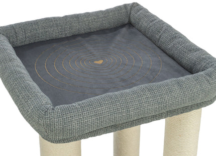 Trixie Kratzbaum Viviana - Eckig blau/grau 86 cm