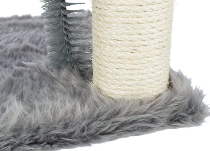 Trixie Kratzbaum Baza mit Bürste grau 50cm