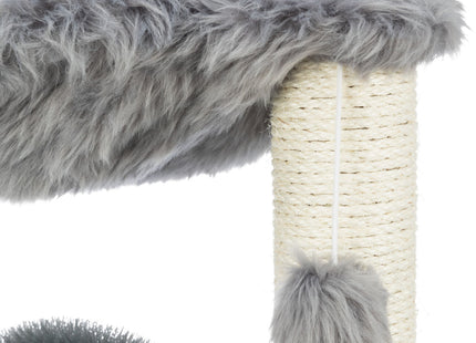 Trixie Kratzbaum Baza mit Bürste grau 50cm