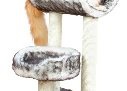 Trixie Kratzbaum Isaba - kompakt schwarzweiss 62 cm