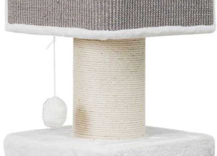 Trixie Kratzbaum Ava - Weiss, 86 cm, Katzenkratzbaum