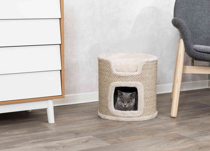 Trixie Cat Tower Ria - Katzenkratzbaum lichtgrau