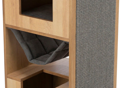 Trixie Cat Tower CityStyle – Katzenkratzbaum braun/grau