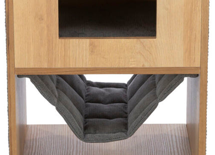 Trixie Cat Tower CityStyle – Katzenkratzbaum braun/grau