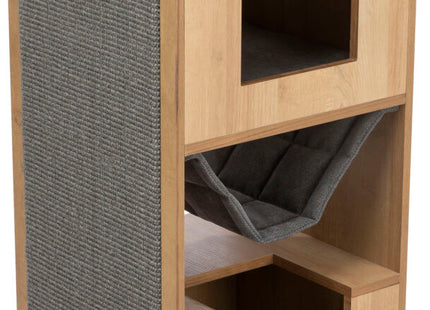 Trixie Cat Tower CityStyle – Katzenkratzbaum braun/grau