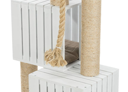 Trixie BE NORDIC Kratzbaum Skadi – Weiss, 114cm