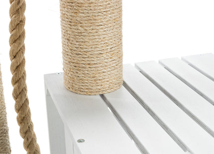 Trixie BE NORDIC Kratzbaum Skadi – Weiss, 114cm