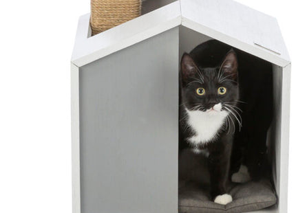 Trixie BE NORDIC Kratzbaum Jonte - grau/weiss, 115cm