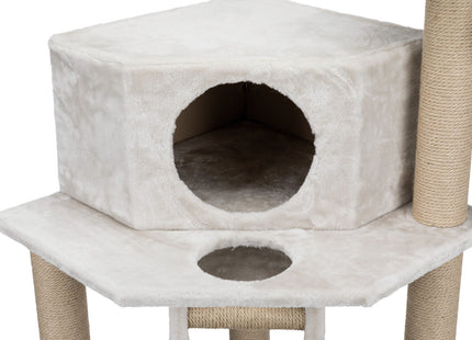 Trixie Kratzbaum Marlena – Katzenkratzbaum lichtgrau 151cm