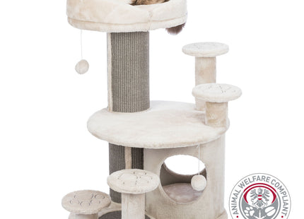 Trixie Senioren-Kratzbaum Emil – Katzenkratzbaum lichtgrau