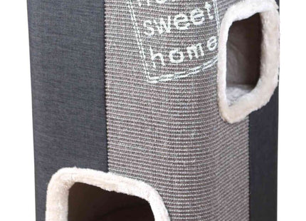 Trixie Cat Tower Jorge - Katzenkratzbaum lichtgrau anthrazit