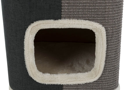 Trixie Cat Tower Jorge - Katzenkratzbaum lichtgrau anthrazit