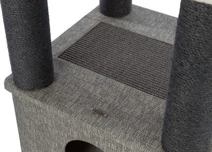 Trixie Kratzbaum Almira – grau, 128 cm hoch