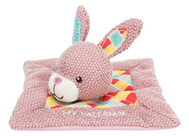 Trixie Junior Schnuffeltuch Hase – Stoff, 13x13 cm