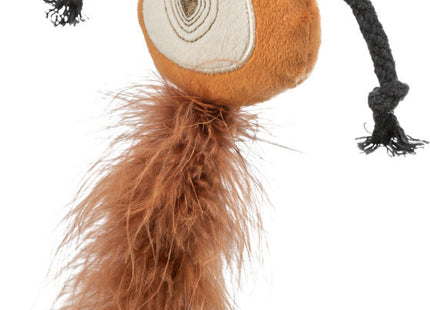 Trixie Eichhörnchen - Plüschspielzeug mit Feder