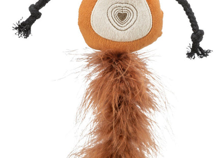 Trixie Eichhörnchen - Plüschspielzeug mit Feder