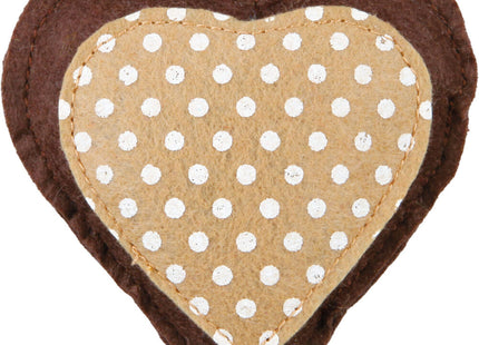 Trixie Filzherz mit Baldrian - Katzen-Spielzeug 11cm