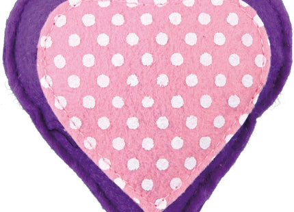 Trixie Filzherz mit Baldrian - Katzen-Spielzeug 11cm