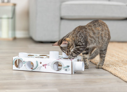 Trixie Cat Activity Paws'n'Treats Box - Pappe, 35×7×20cm