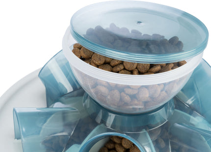 Trixie Cat Activity Tunnel Feeder - Katzenfutterspender, grün