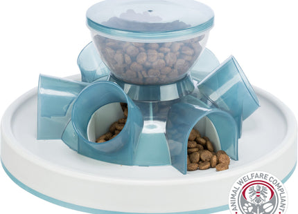 Trixie Cat Activity Tunnel Feeder - Katzenfutterspender, grün