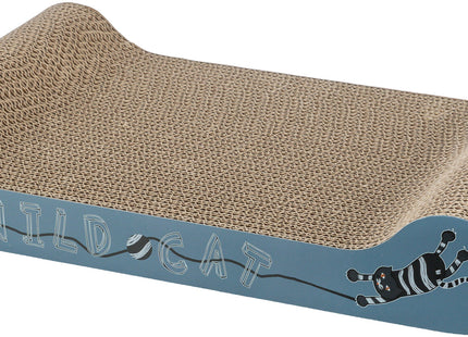 Trixie Kratzpappe Wild Cat – Katzenkratzpappe blau