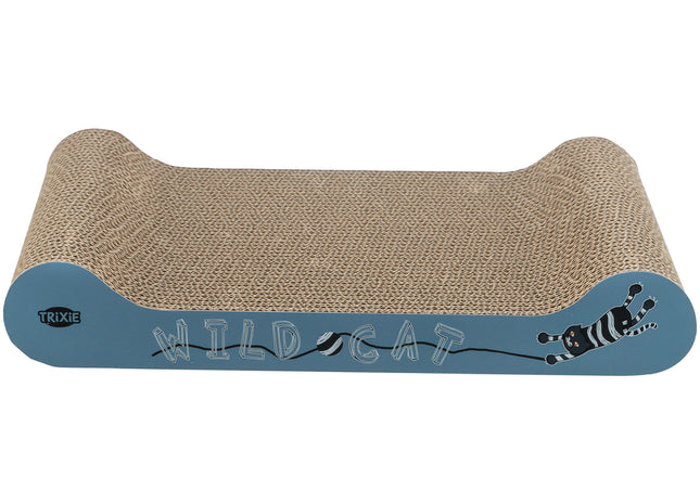 Trixie Kratzpappe Wild Cat – Katzenkratzpappe blau