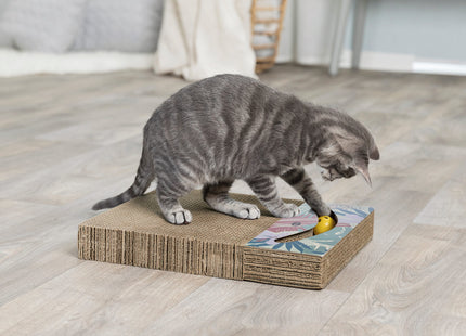 Trixie Kratzpappe mit Bällen bunt 38×5×30cm