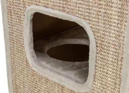 Trixie Cat Tower Juno - graue Katzenkratztonne