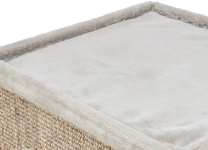 Trixie Cat Tower Juno - graue Katzenkratztonne