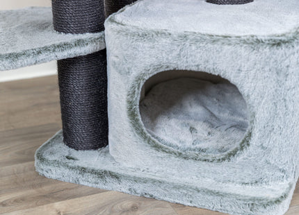 Trixie Kratzbaum Miguel – Katzenbaum grün-weiss 146 cm