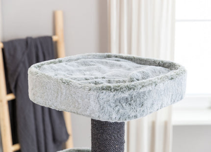 Trixie Kratzbaum Miguel – Katzenbaum grün-weiss 146 cm