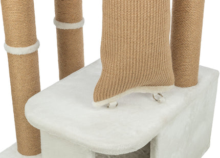 Trixie Kratzbaum Active - Katzenkratzbaum, weiss, 150 cm